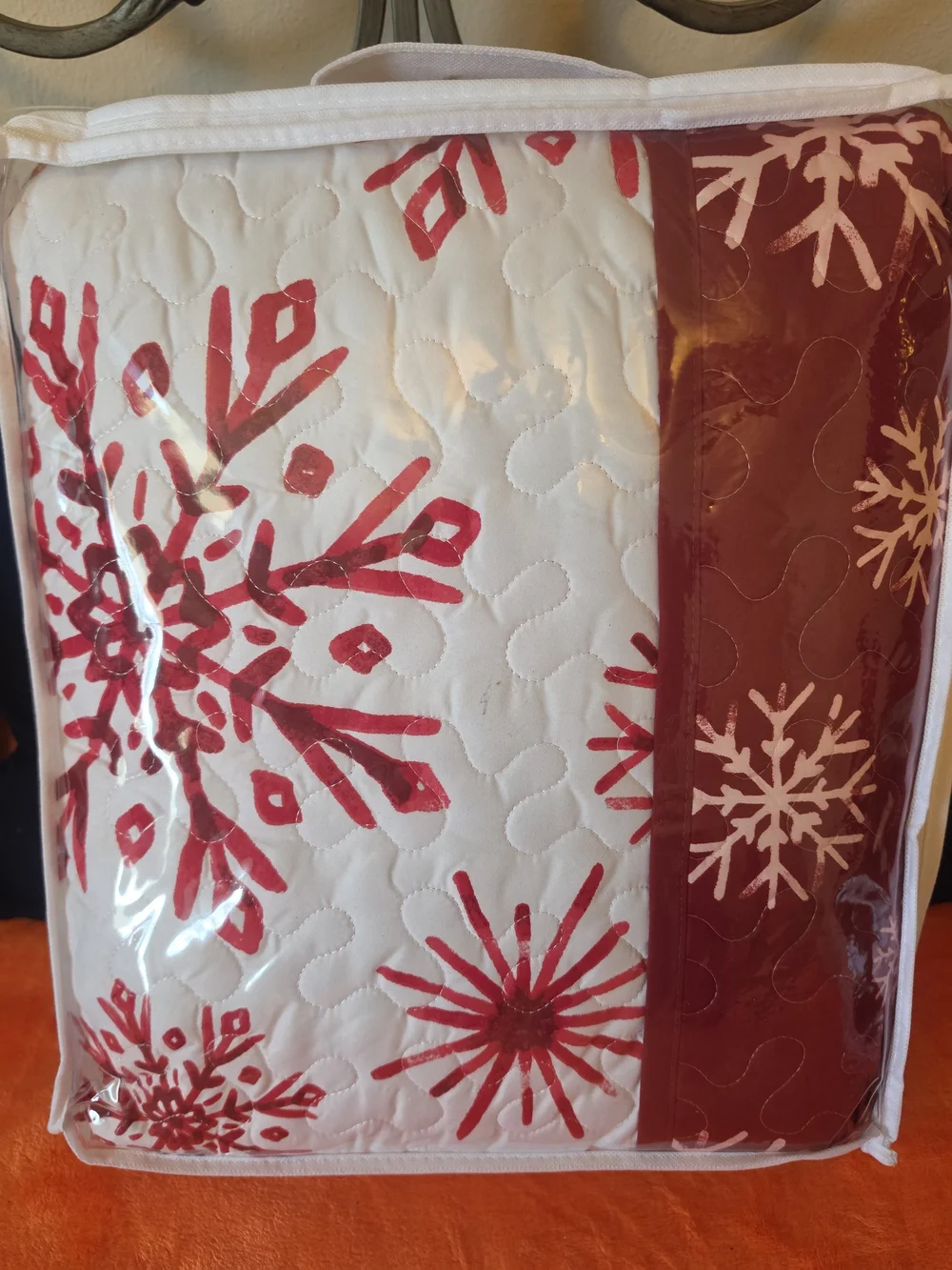 Winter wonder lane reversible quilt
